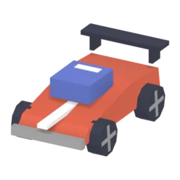 A toy racing car