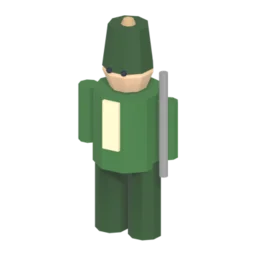 A toy soldier